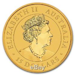 (10) CH/GEM BU 1/10 oz. 2019 $15 Gold Australian Kangaroo Coins 1/10 Ounce. 9999