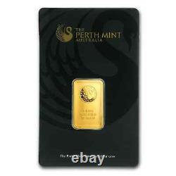 10 gram Gold Bar Perth Mint (In Assay) SKU #57162