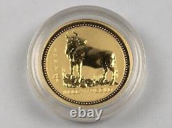 12 Pc Lot 1/10 oz Gold Perth Mint Australian Lunar Series I Coin Set 1999-2010