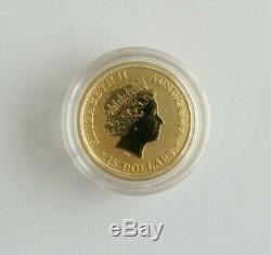 15 Dollars Goldmünze 2017 Australian Kangaroo 1/10 Unze Gold 999,9 Elizabeth II