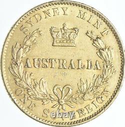 1866 S Australia 1 Sovereign Gold Coin 7246