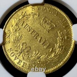 1867 Australian Sydney 1 Sovereign Gold Coin