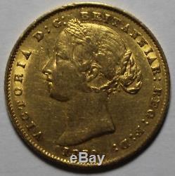 1870 Australia Gold One Sovereign Sydney Mint PO11