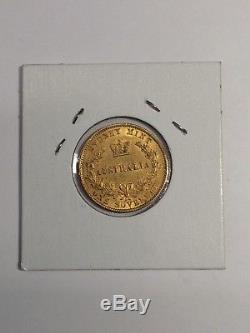 1870 Australia Queen Victoria Sovereign Gold Coin