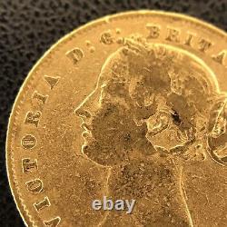 1870 Australia Victoria Gold Sovereign Sydney Coin 1S G1S SEE MACRO PICS