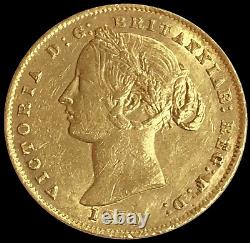 1870 S Gold Australia Sydney Mint 1 Sovereign Young Head Coin Sydney Mint