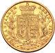 1871 Australian Gold Sovereign Young Head Sheild Reverse Sydney Vf/ef