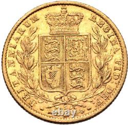 1871 Australian Gold Sovereign Young Head Sheild Reverse Sydney VF/EF