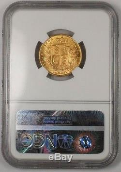 1877-S Australia One Sovereign Gold Coin 1SOV Shield NGC MS-62
