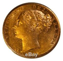 1879 Melbourne St George Gold Sovereign PCGS AU 55 Renniks CV=$1110