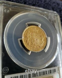1879-S Australia Gold Sovereign, PCGS AU55