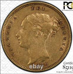 1886m Australian Half Sovereign PCGS graded XF40 Rare keydate coin, huge C/V