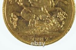 1887 Melbourne Mint Gold Full Sovereign in Very Fine Condition