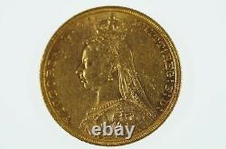 1887 Melbourne Mint Gold Full Sovereign in Very Fine Condition