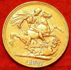 1888 Australia Gold Sovereign. 2354 A6W Foreign Coin Free S/H