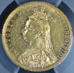 1889-M Australia Gold Sovereign Melbourne PCGS AU55 S-3867B (C8596)