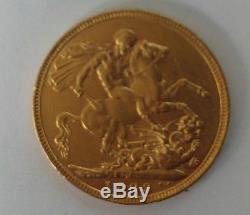 1893 Queen Victoria British Sovereign Gold Coin Melbourne Australia Rare Jubilee