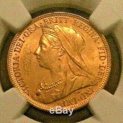 1897 M Australia Gold Sovereign NGC MS63 Queen Victoria KM 13