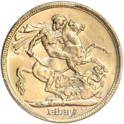 1897 M Australia Gold Sovereign PCGS MS63 S-3875