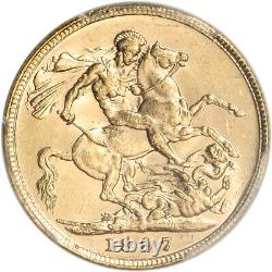 1897 M Australia Gold Sovereign PCGS MS63 S-3875