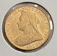 1899-m Australia Gold Sovereign Queen Victoria Melbourne Mint