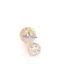 18ct Rose Gold 0.03ct Genuine Diamond Labret Lip Earring Custom Made For You