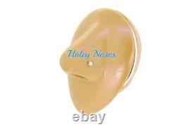 18ct Rose gold 0.05ct Diamond Nose Stud Ring Pin Bone body jewellery coneset