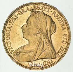 1900-S Australia 1 Sovereign World Gold Coin 1187