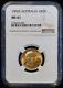 1906 S Australia 1 Sovereign Gold Coin (ngc Ms 61 Ms61) Uncirculated (06126)