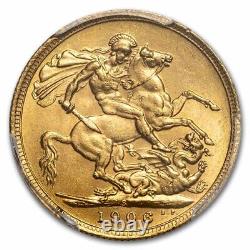 1906-S Australia Gold Sovereign Edward VII MS-62 PCGS