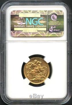 1907S Australia Gold Sovereign NGC MS-63 -142004
