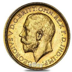 1911-1931-P Australia Gold Sovereign George V Avg Circ