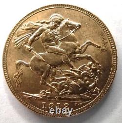 1913 Gold Australian Sovereign. 2355 oz. High grade, KM#29
