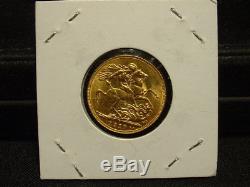 1917-p Australia Gold Full Sovereign Choice Uncirculated! Perth Mint
