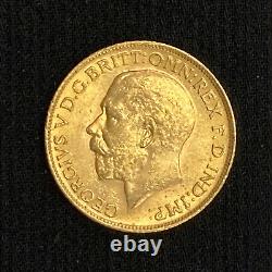 1918. Full British Gold Sovereign. Beautiful BU Coin! BrG407
