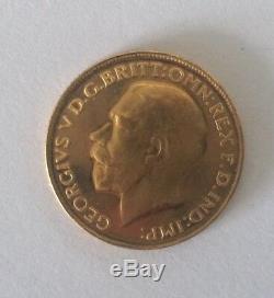 1918 P George V Sovran Gold Coin Australia Perth Mint
