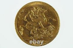 1919 Perth Mint Gold Full Sovereign in Extremely Fine Condition