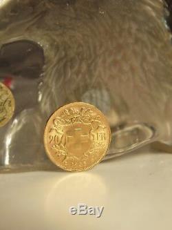 1935 20 Franc Gold Swiss Helvetia Gold Coin / Aussie Stock