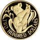 1980 Australia Gold Koala Proof $200 In Royal Australian Mint Capsule