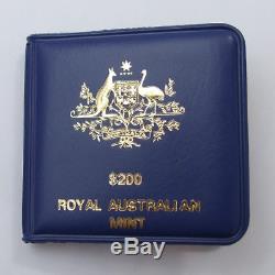 1980 Australian $200 Uncirculated Gold Coin. 22 Carat, 10 Grams