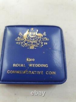 1981 $200 Royal Wedding Uncirculated Gold Coin Royal Australian Mint