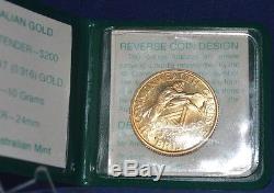 1982 Australian 200 dollar Gold Coin KM#76 XII Commonwealth Games