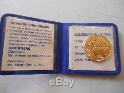1983 $200 Unc Gold Coin Koala Royal Australian Mint