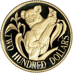 1983 Australia Gold Koala Proof $200 in Royal Australian Mint Capsule