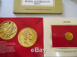 1985 $200 Unc Gold Coin Koala Royal Australian Mint