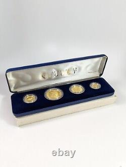 1986 Australia 4 Piece Coin Gold Nugget Proof Set