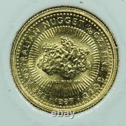 1987 1/10 oz Gold Australia Coin $15 Nugget Little Hero Sealed