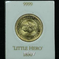 1987 1/10 oz Gold Australia Coin $15 Nugget Little Hero Sealed