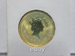 1987 1/10oz. 9999 Gold Australian Little Hero Nugget (Lot of 10 Coins) 1oz Total