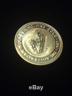 1987 $50 dollar Australian nugget 1/2 ounce gold coin